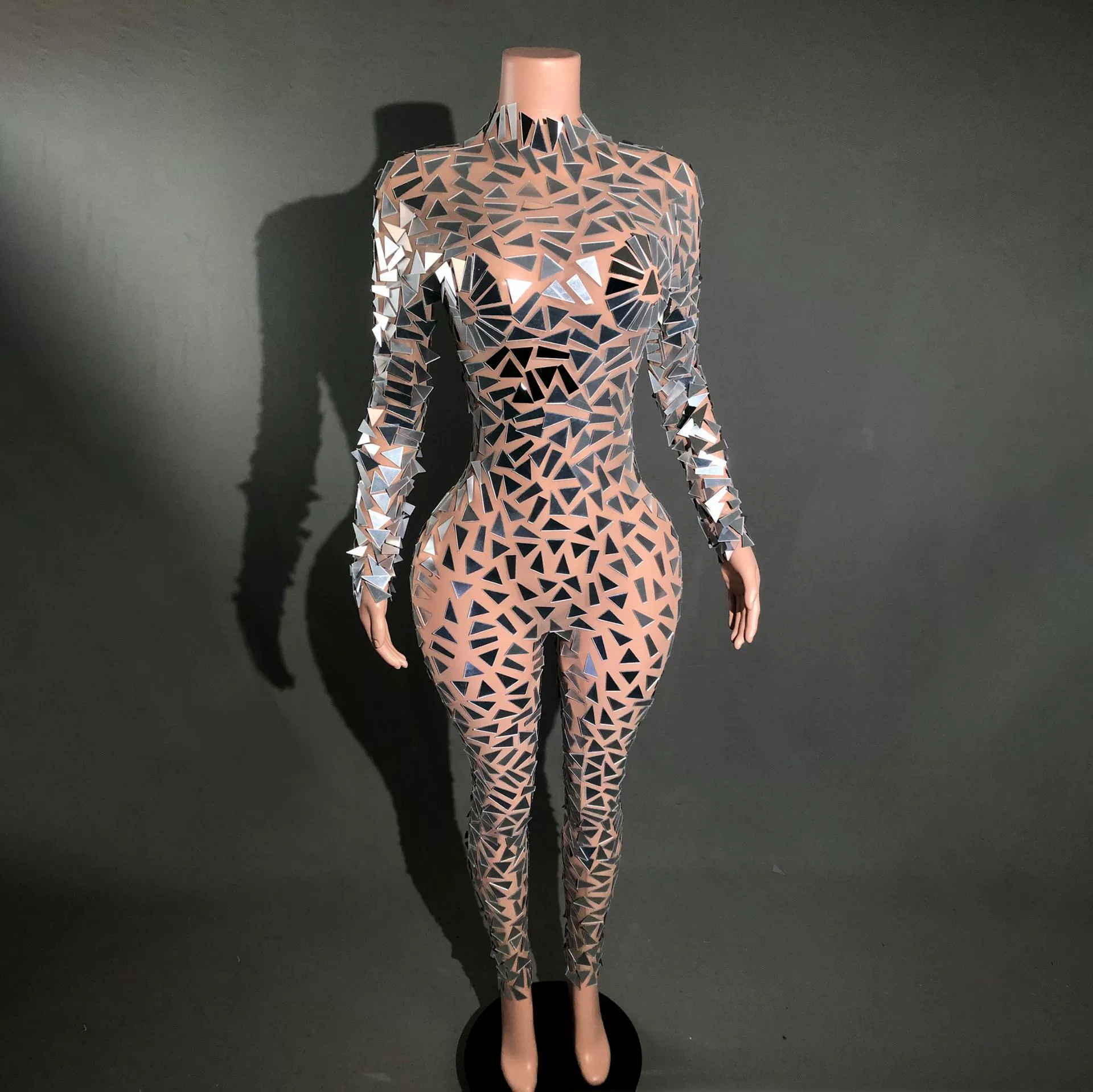 Трансграничные горячие продажи Сексуальные большие блестки комбинезоны с высокой талией