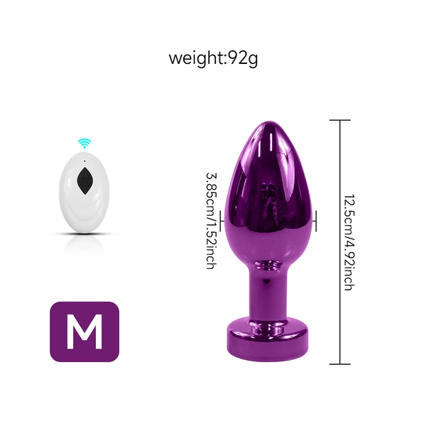 Remote control model, electroplated purple, large size, bagged