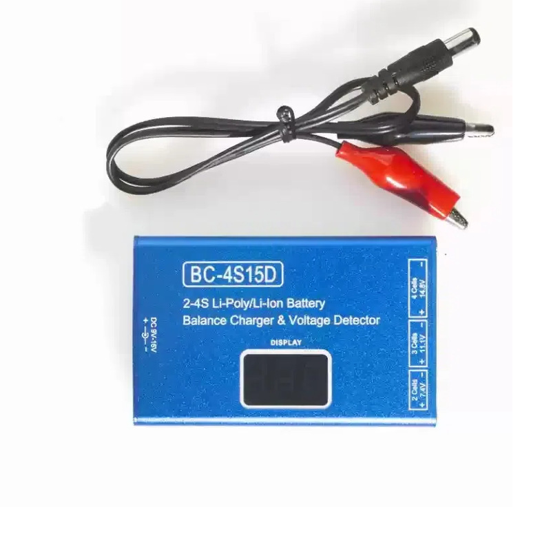 航模平衡充 BC-4S15D锂电池充电器 带显示屏 2-4S平衡充智能