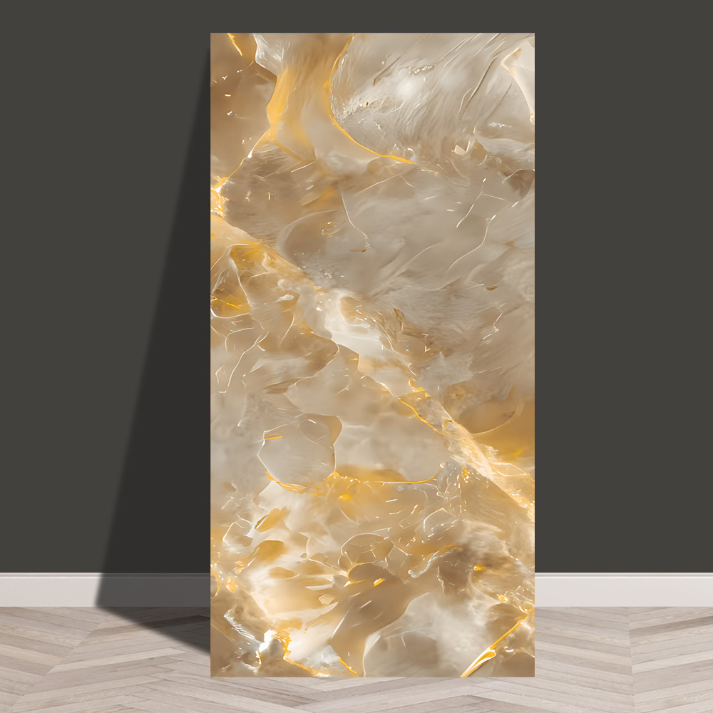Fábrica de comercio exterior al por mayor transfronterizo mármol oro imitación de azulejos de pared autoadhesivo impermeable a prueba de humedad papel de pared decoración