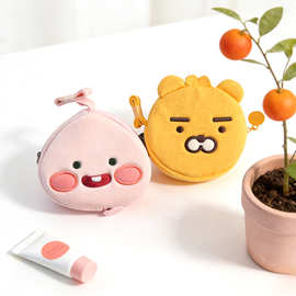 韩国 Kakao Friends 零钱包钥匙扣两用 Ryan 毛绒挂件包包挂饰