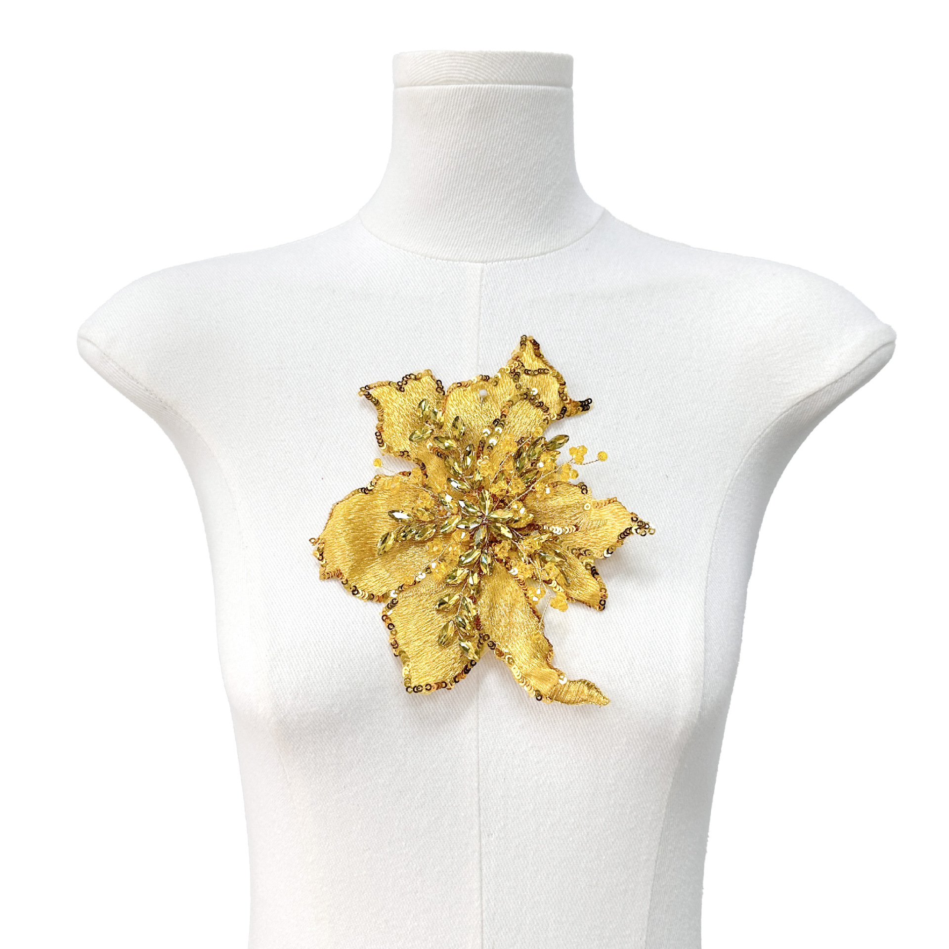 Multicolor sequinilla perla tela flor de arce decalco ropa accesorios accesorios colgantes accesorios para el cabello decoración de boda