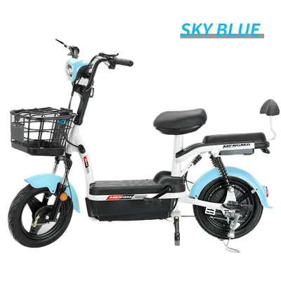 Elektrikli motosikletlər, Supply Electric Scooter Battery - sky-blue-350w-naked-bike