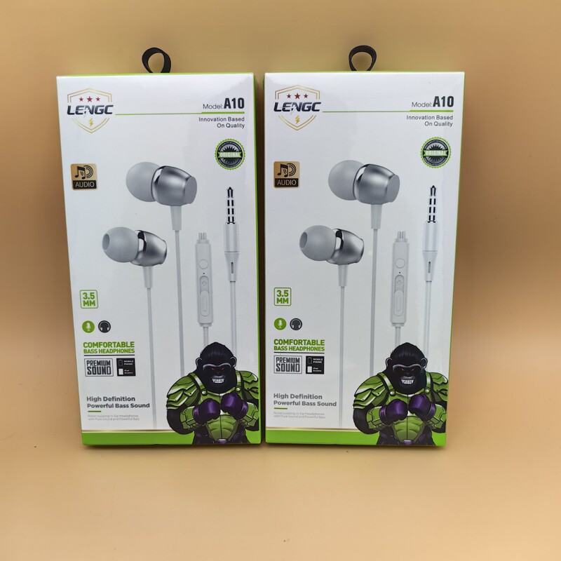 Cross-Border 3.5mm Android Round Hole Type-C Port In-Ear Heavy Bass Universal Mobile Phone Wired Control Headphones Wholesale