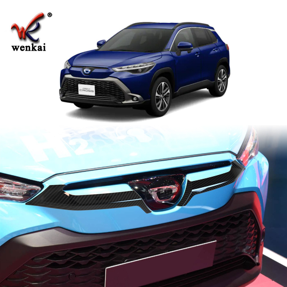 Toyota Corolla Cross 2022-2025 üçün ön barmaqlıq xrom zolaq