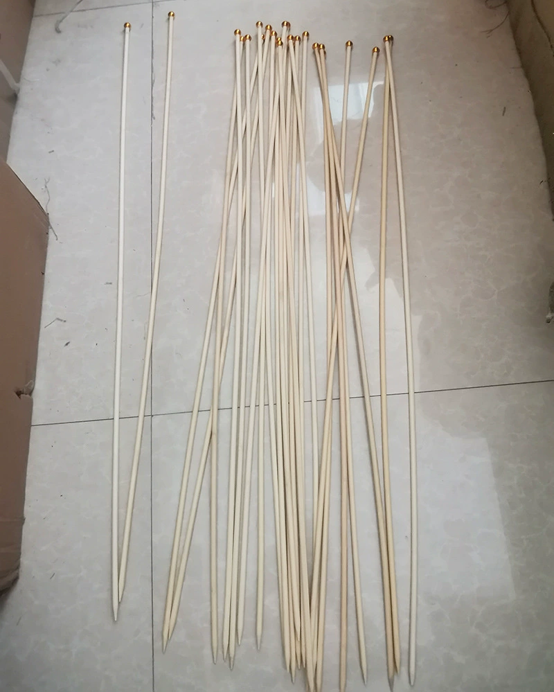 Small flagpole, hand-cranked flag, solid bamboo pole, colored flag pole, plastic hollow pole, black and white