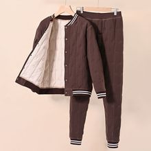 北极绒青少年保暖内衣套装女内穿加厚秋衣秋裤初高中学生校服