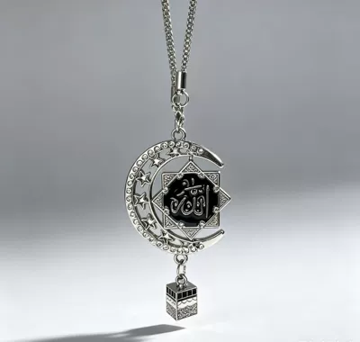 alloy gold-plated, direct – Car hanging - black-silver
