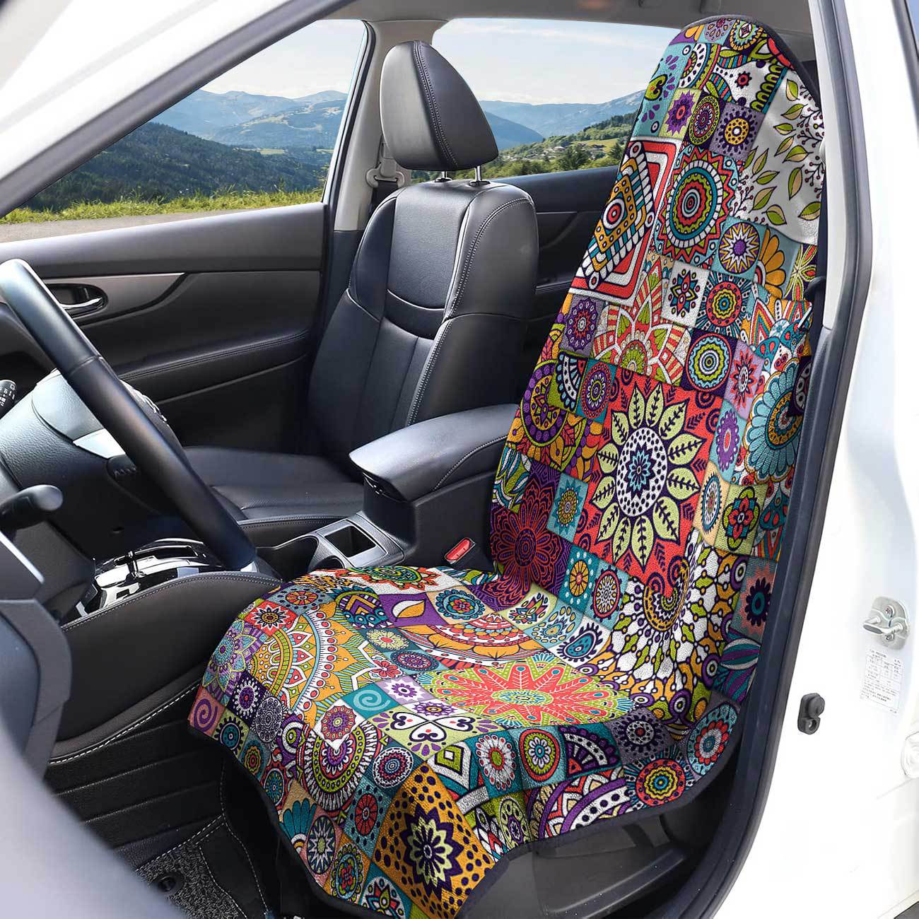 Car seat towel cover front seat protector suitable for gym and exercise, universal for all seasons, car use 76
