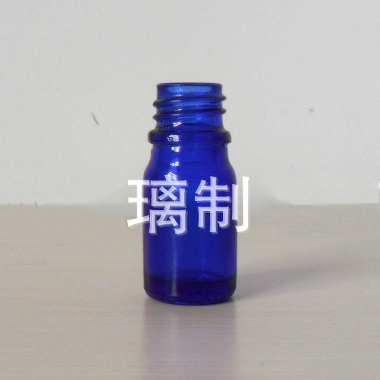 供应5ml蓝色精油瓶，玻璃瓶,18牙