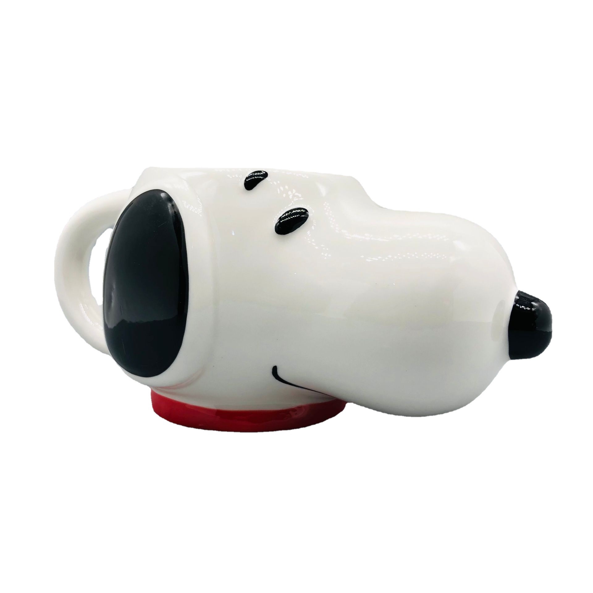 Lindo cachorro de dibujos animados Snoopy Taza de cerámica con mango Snoopy Taza de cerámica titular de la pluma Decoración