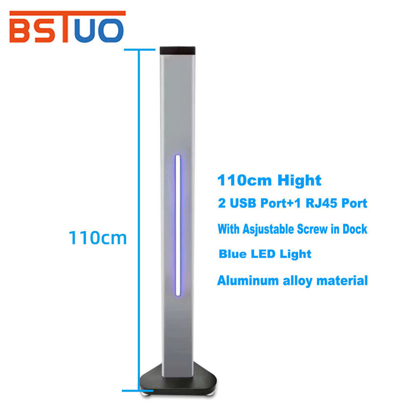 Face Recognition Temperature Measurement Integrated Machine Bracket Face Recognition Machine Triangle Light Column Flat Face Recognition Bracket