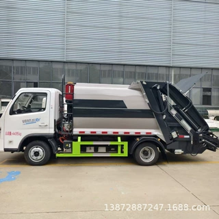 福田纯电动5方压缩垃圾车 上新能源绿牌 小区垃圾清运 可进地下室