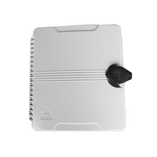 Plastic Fiber Optic Fiber Optic Box 12-core Export Model Outdoor Wall-mounted Export Hot Model FTTH Wall-mounted Rod Rack Empty