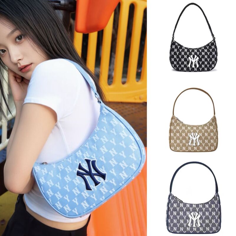 Ny&Mlb Vintage Fashion Trendy Handbag Shoulder Bag Underarm Bag Abqsn Casual Internet Celebrity Bag
