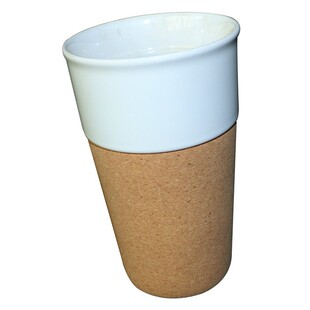Patented Ceramic Cup Cover, Cork Cup Cover, Cork Natural, Good Appearance and Feel. Press Ceramic on Match.