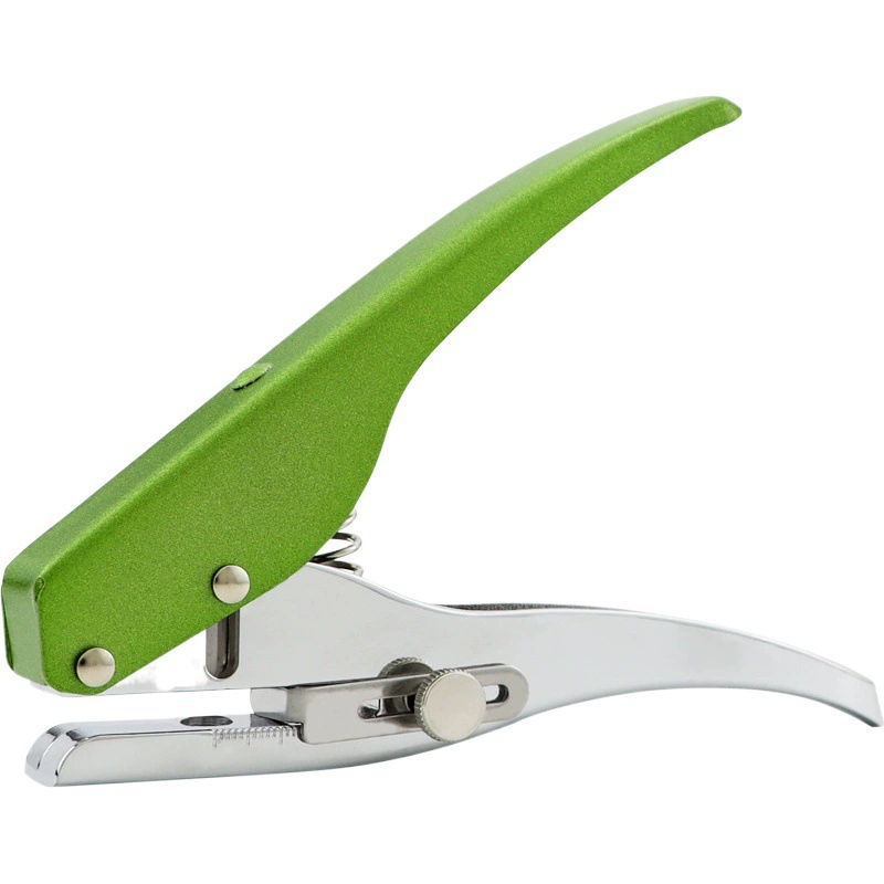 Дырокол 6-9 мм членский билет Дырокол с одним отверстием круглое отверстие Плоскогубцы ручной Дырокол ПВХ Студенческие Книги Перфораторы