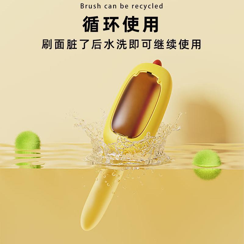 Cepillo electrostático Cepillo de pelo pegajoso Cepillo de pelo Cepillo de pelo de ropa Cepillo de pelo de gato Cepillo de pelo Mascotas Gatos y perros Suministros de depilación