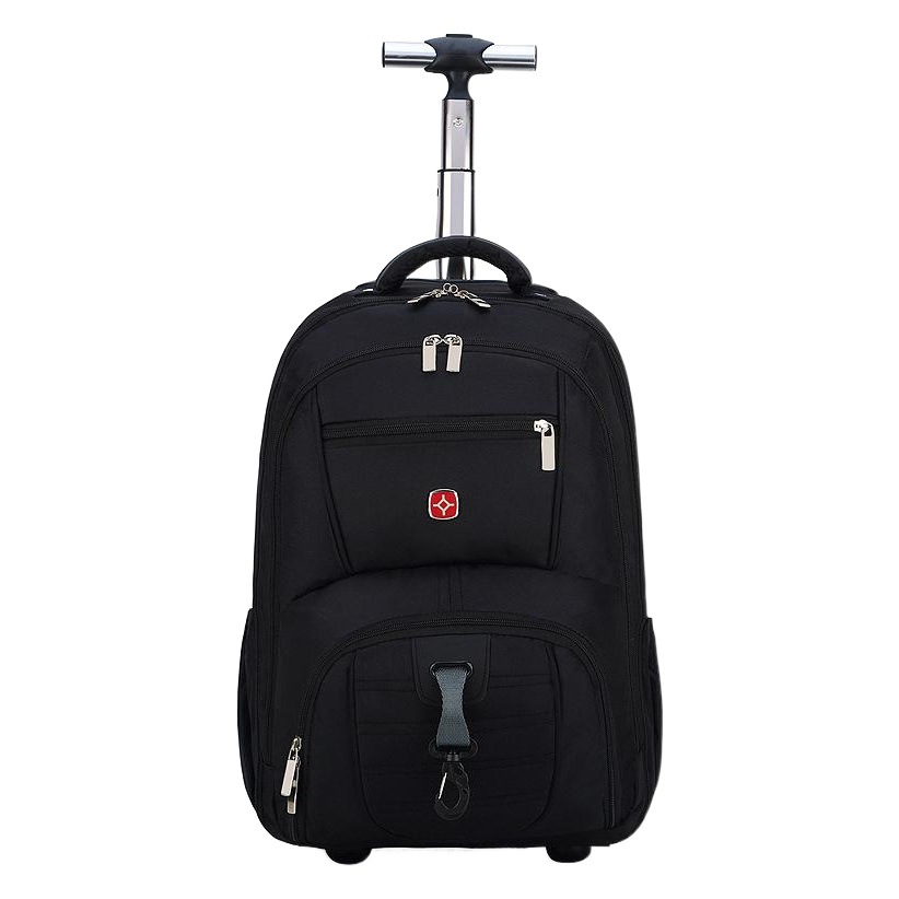 Comercio exterior doble hombro carro bolsa viaje negocios embarque gran capacidad carro mochila hombres y mujeres bolsa de ordenador al por mayor