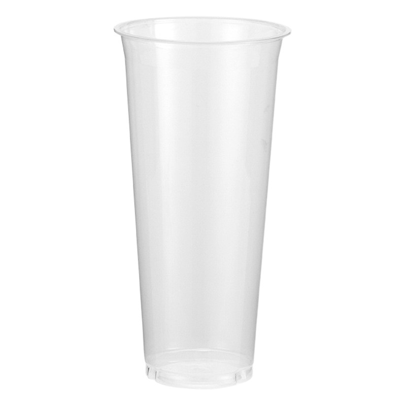 74/78/92/98 calibre taza de café desechable engrosada mascota bebida fría leche taza de té con tapa de plástico taza de polvo de hielo