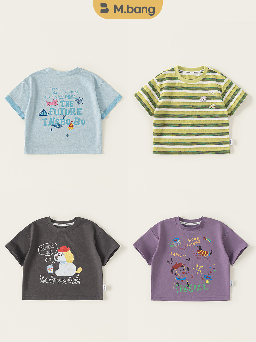 Cartoon short sleeve T-shirt