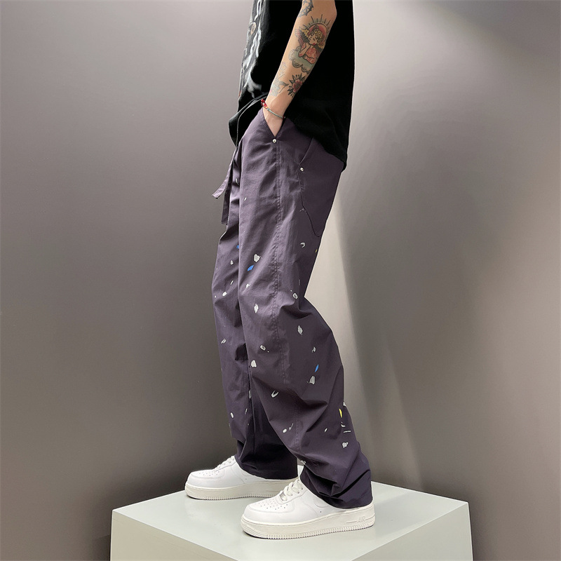 Herren Jeans Im Loose Fit High Street Stil Robuste Freizeithose_voghion.com