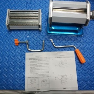Cross-Border Foreign Trade Split Two-Knife Noodle Machine Noodle Machine Household Stainless Steel Portable Multi-Functional Noodle Rolling Machine Fully Automatic