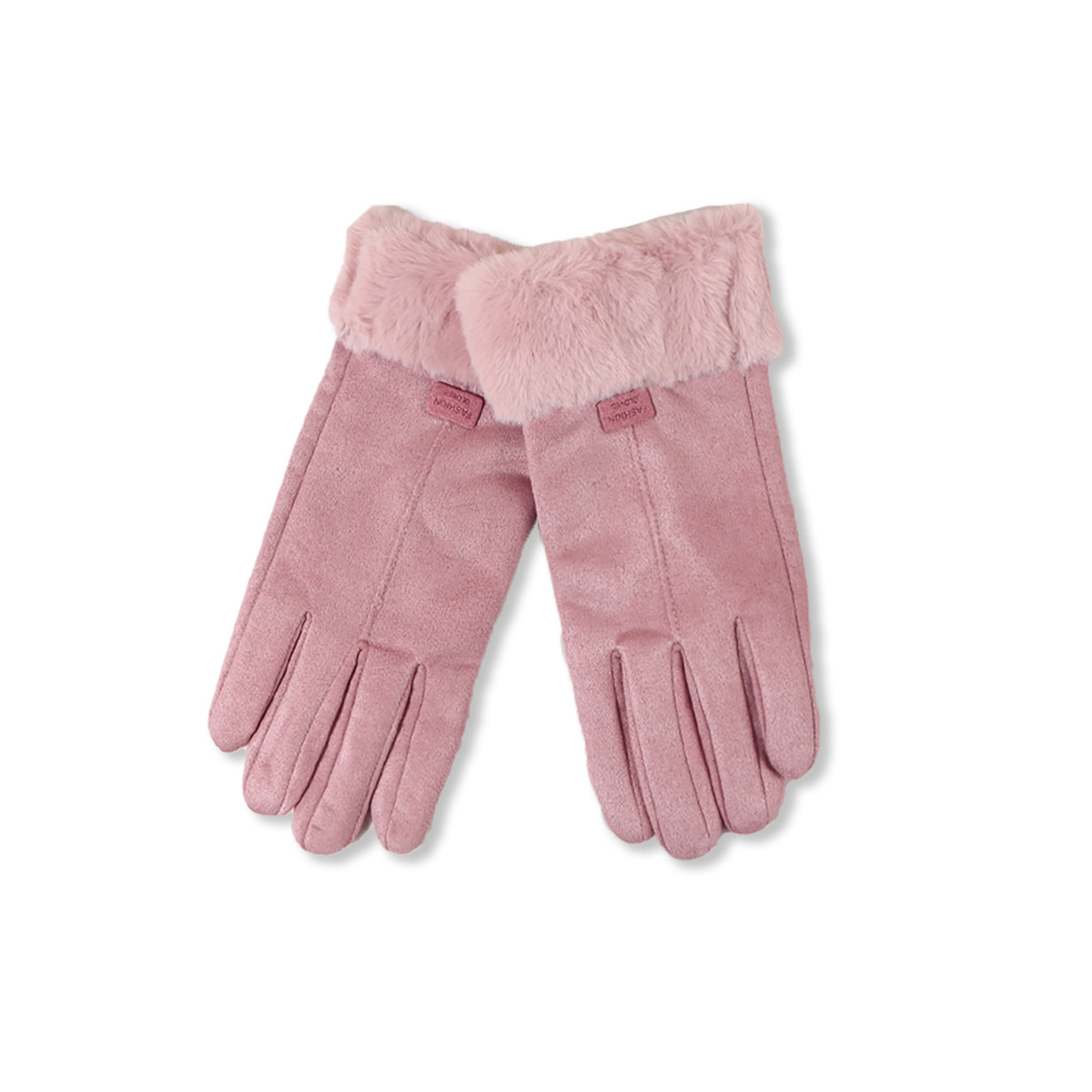 Autumn/winter New Warm Cold Split Finger Gloves Female Korean Gloves  display picture 4