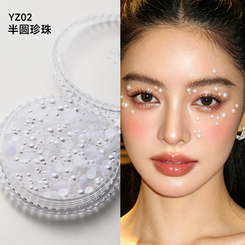 Decoraciones faciales maquillaje de ojos de novia maquillaje de escenario para niños pegatinas especiales cara lentejuelas lágrima diamante mariposa perla al por mayor