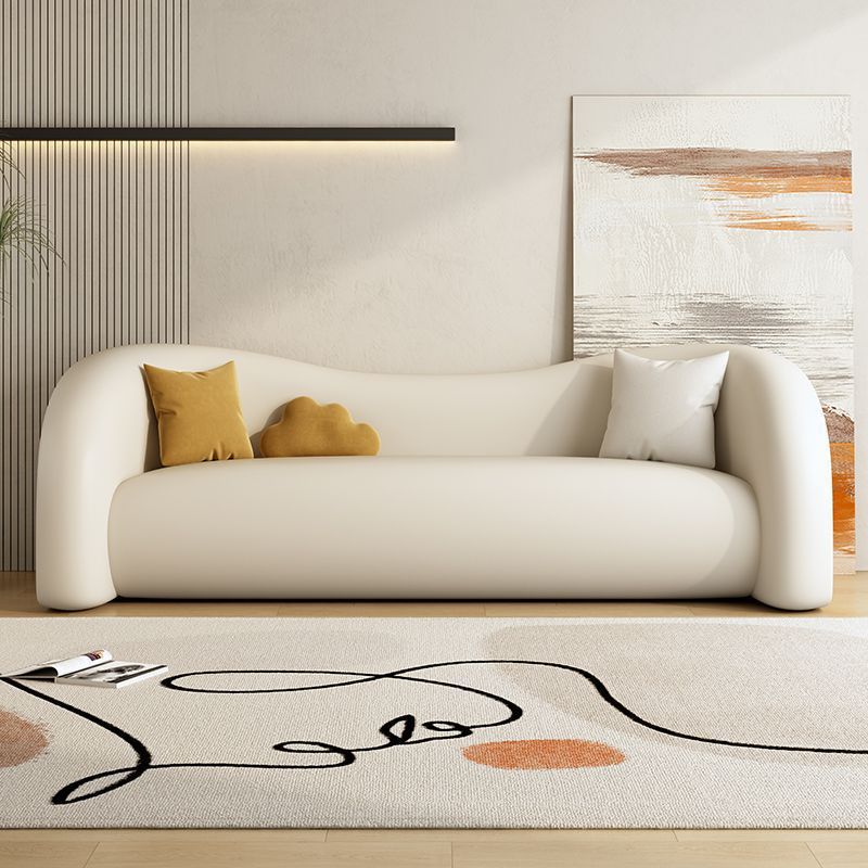 Off-white cat scratch leather [scratch-resistant and wear-resistant]