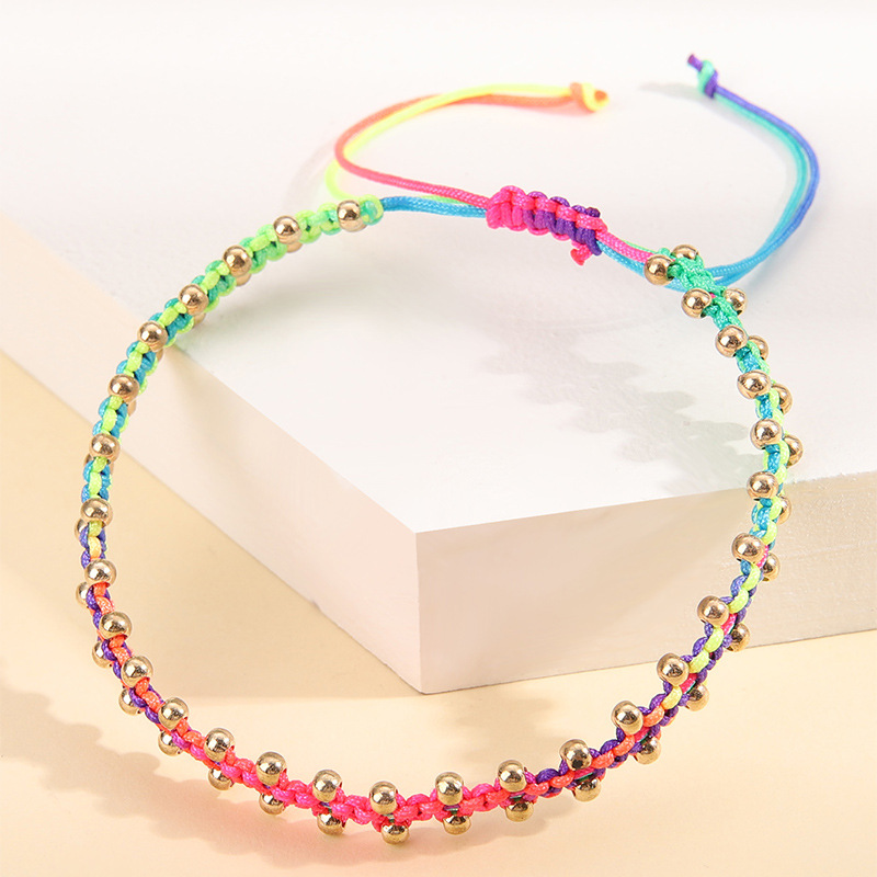 Vacation Solid Color rope Plating Womenu0027S Bracelets 1 Piece