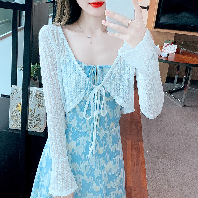 Summer fashionable design elegant knitted cardigan