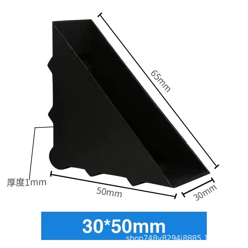 Embalaje de muebles triángulo anticolisión protección de esquina de plástico vidrio mármol protección de esquina de plástico fabricante