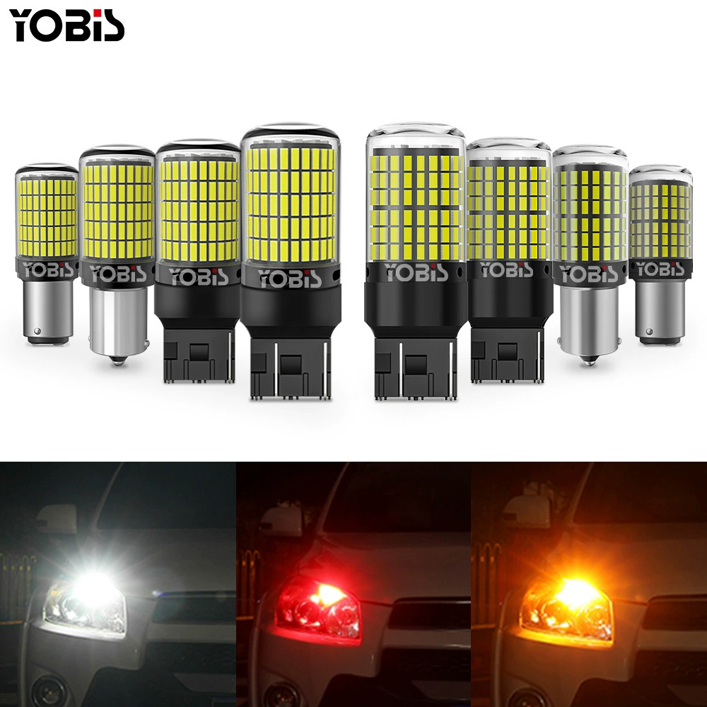 Youpis автомобильный светодиодный поворотный свет декодирование 1156-3014144smd легковые стоп-сигналы T20 анти-стробоскопические