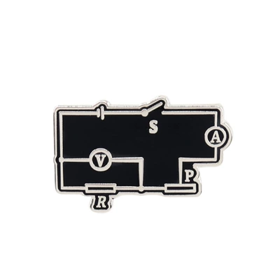 Diagram Enamel Pin Physics: Yaxa sancaqları