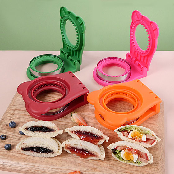 Full Handguard Round Sandwich Cut-Off Pocket Sandwich Bread Mold DIY Sandwich Baking Utensils
