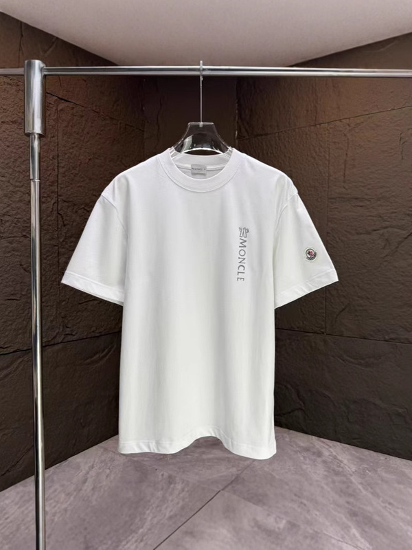高バージョンの新しい植毛Monモンフルプリントクレア口ベルクロ半袖ユニセックスTシャツトップカップル着用|undefined