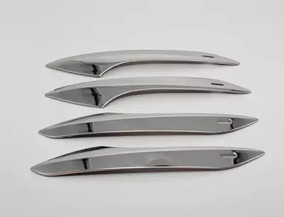 Suitable for 15-20 Lexus Nx Rx Outer Handle Stainless Steel Modified Door Handle Exterior Decorative Sticker (Portal Wrist) - silver