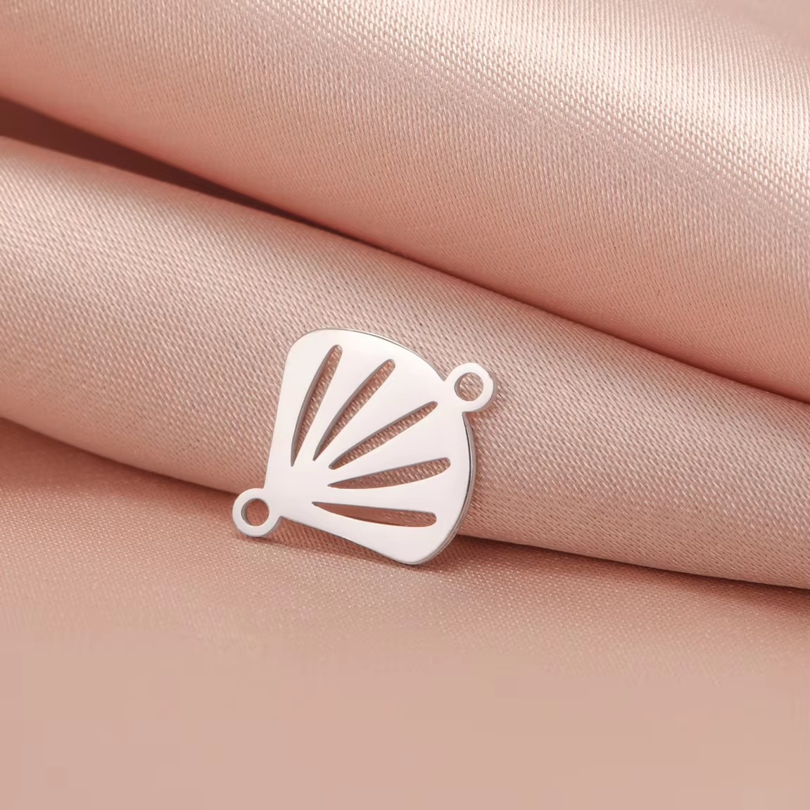 Pendant Jewelry Making Type 1 Piece 304 Stainless Steel Tortoise Flower Shell Pendant