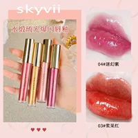 Skyvii5389 водянистый жир для губ дрель легкий экстравагантный хрустальный цвет глазурь для губ блеск блеск для губ жемчужный блеск женский блеск для губ трансграничный