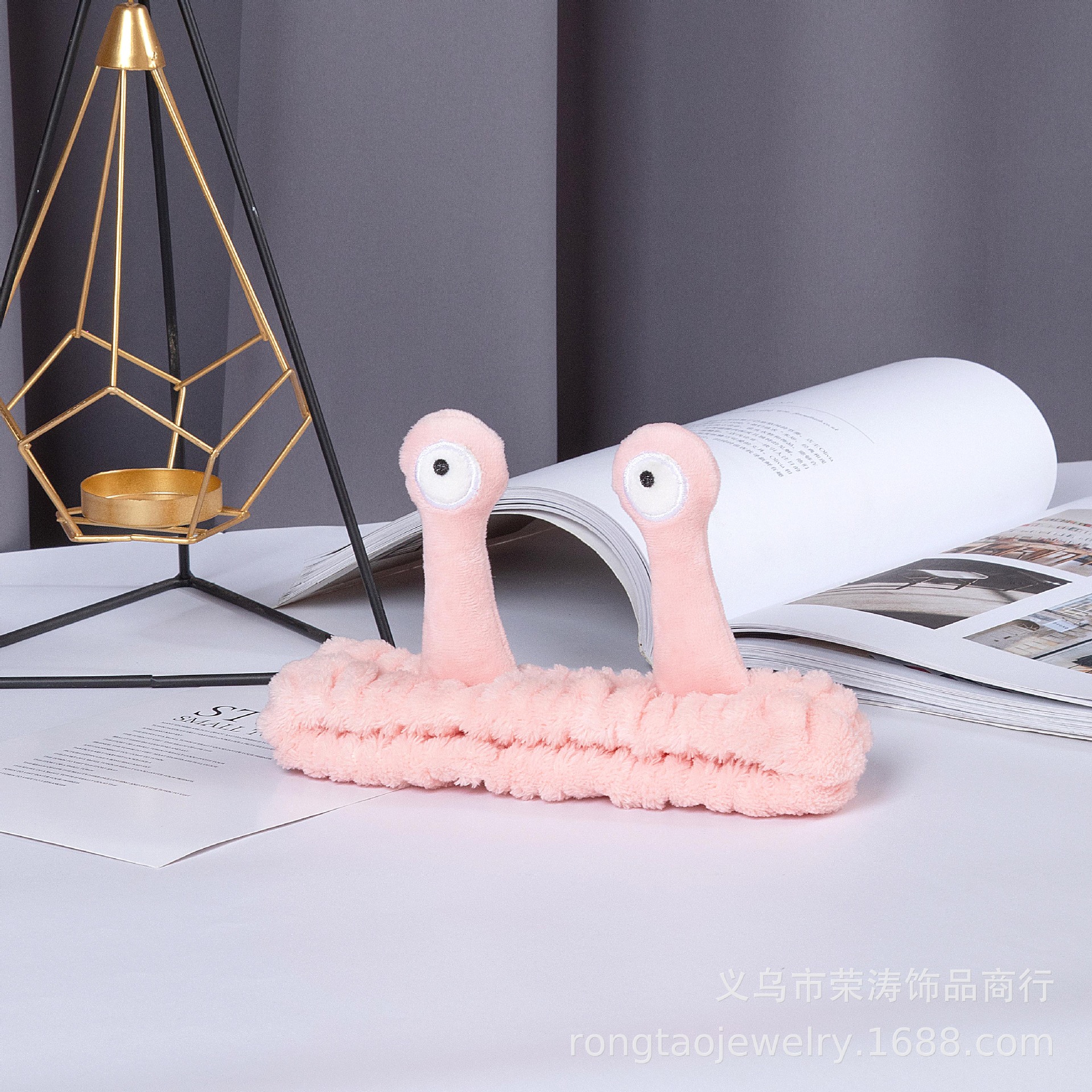 Corea del Sur Caracol de dibujos animados gran tentáculo lindo divertido creativo venta lindo lavado de cara banda de pelo Internet celebridad lavado diadema