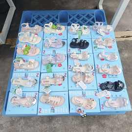 女童公主凉鞋2023夏季新款女孩中大童露趾时尚沙滩鞋库存尾货批发