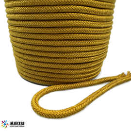 东莞厂家 抗老化涤纶户外家具4毫米编织绳 耐晒抗紫外线包芯圆绳