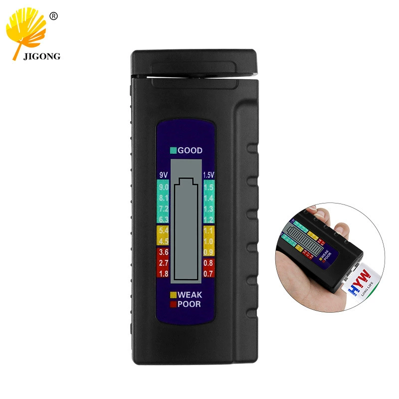 Тестовый метр батареи № 5 7 1, 5 В кнопка батареи 9 В Измерение напряжения батареи цифровой дисплей Тестер сухой батареи