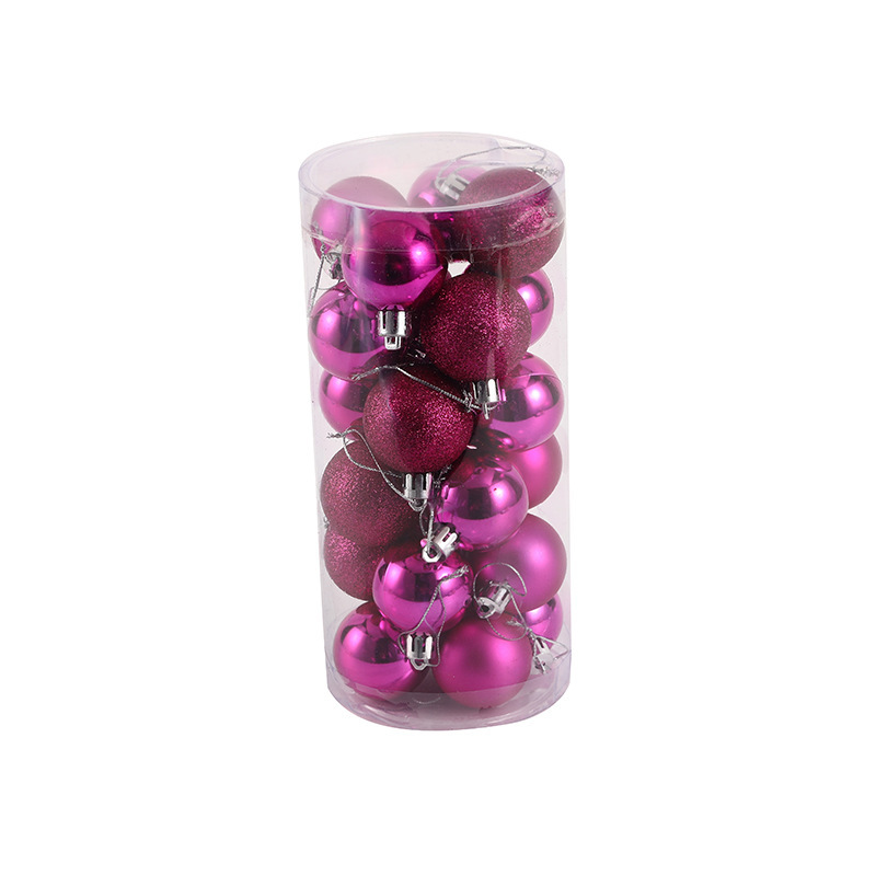 クリスマスボールセット丸桶角箱彩色絵3cm 4cm 6cmクリスマス装飾クリスマスボール装飾ボールクリスマス|undefined