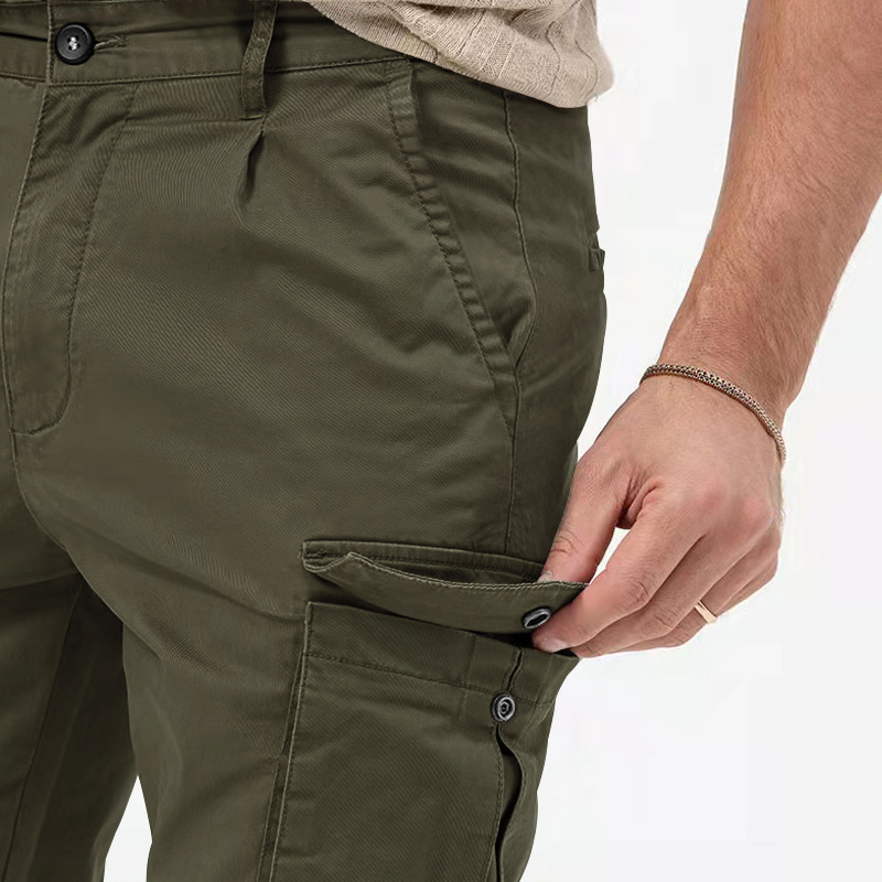 2023 Otoño Primavera y Otoño nuevos monos diarios de los hombres de los deportes ocasionales de los hombres de moda del todo-fósforo tobillo-atado Pantalones