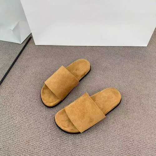 Fairy Wind One Size Universal Women's Summer 2025 New Korean Style Comfortable Flat Sandals for Outdoor Wear