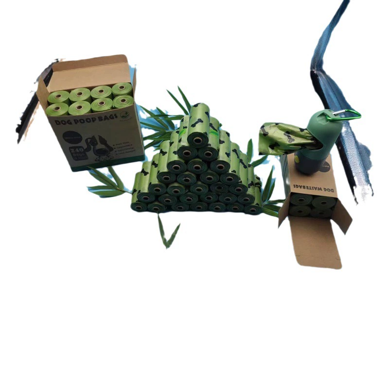 Светящийся в темноте диспенсер для пакетов для собачьих отходов в форме косточки, рождественский, для трансграничной торговли на Amazon, контейнер для мусора в форме косточки