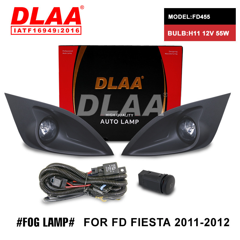 Aplicable G a Ford Fiesta Asamblea de lámpara de niebla delantera Halógeno Diurno Lámpara de barra delantera image 1