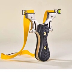 ステンレス製スリングショット、高精度レーザー、高速圧縮、精密競技用、金属製フラット弾、大人用、屋外用、レーザー圧弾